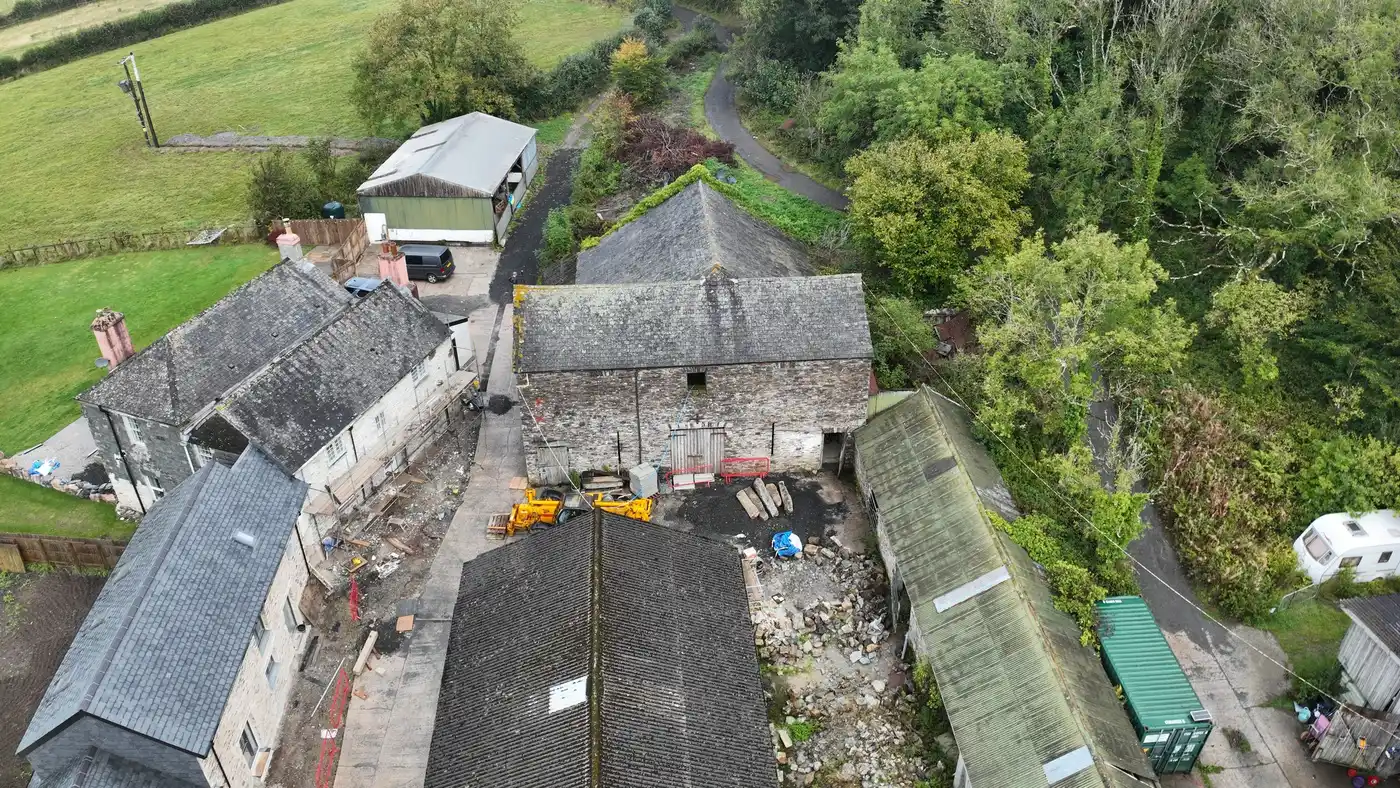 Post by quadrantsurveysltd on Instagram: From historic barns to modern builds, drone technology...
