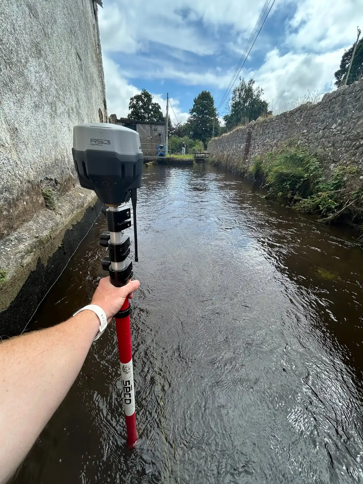 Post by quadrantsurveysltd on Instagram: 📍Chagford Hydro Power Station Waders on, Emlid RS3 in...